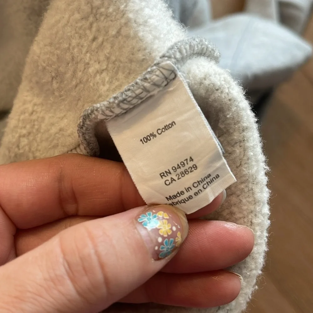 Undefeated varsity jacket sweatshirt material gray size medium  casual button - Picture 9 of 10